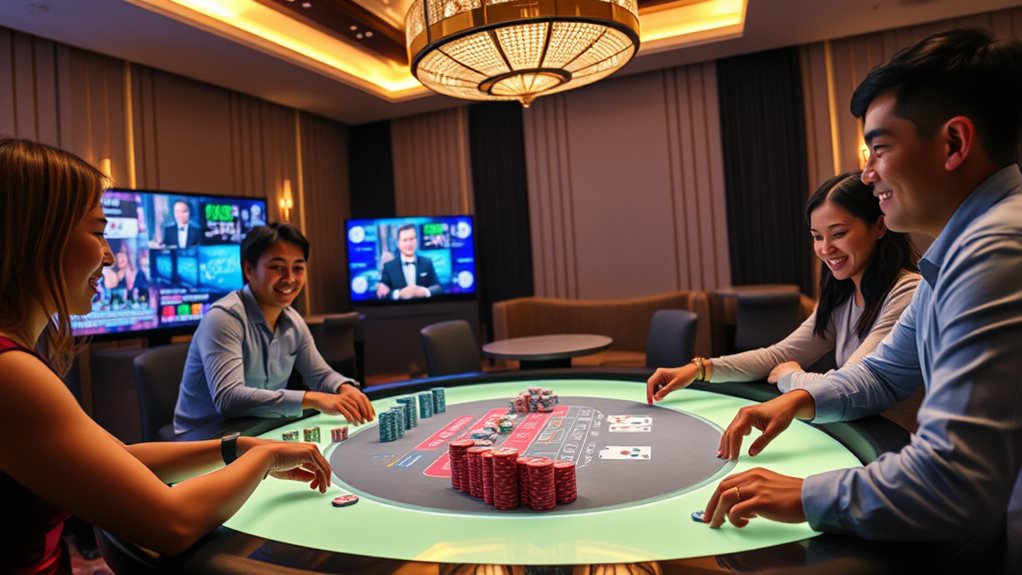 interactive casino gaming sessions